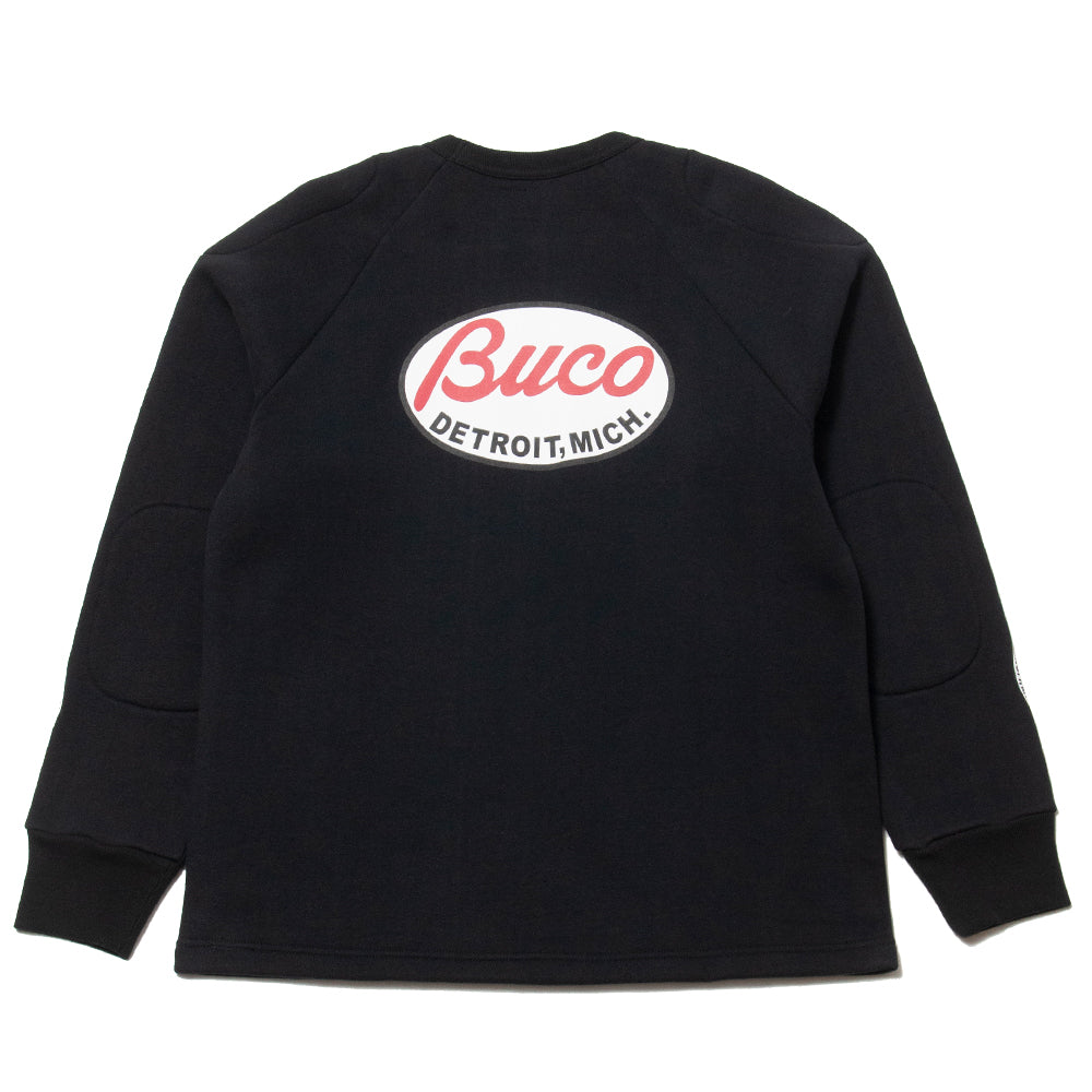 The Real McCoy’s Buco Padded Sweatshirt Black at shoplostfound, back