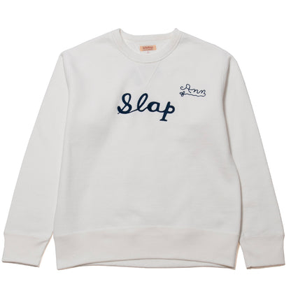 The Real McCoy’s Loopwheel Crewneck Sweatshirt Slap at shoplostfound, front