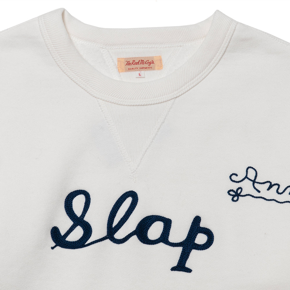 The Real McCoy’s Loopwheel Crewneck Sweatshirt Slap at shoplostfound, neck