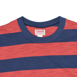 the-real-mccoys-bc20007-buco-stripe-tee-ss-red-navy-detail