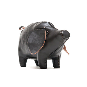 The Real McCoy's Handcrafted Horsehide Small Pig at shoplostfound, front