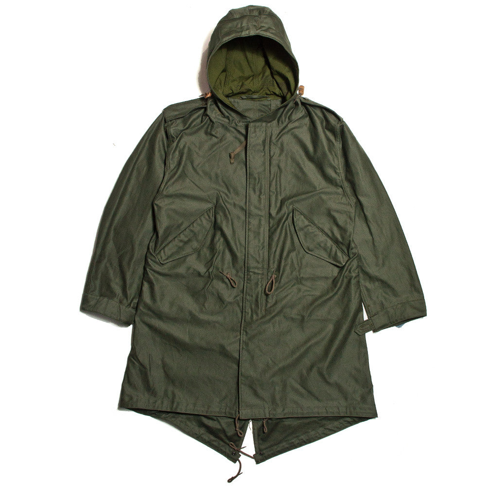 The Real McCoy’s MJ13151 M-1951 Parka-Shell Olive Green at shoplostfound in Toronto, front