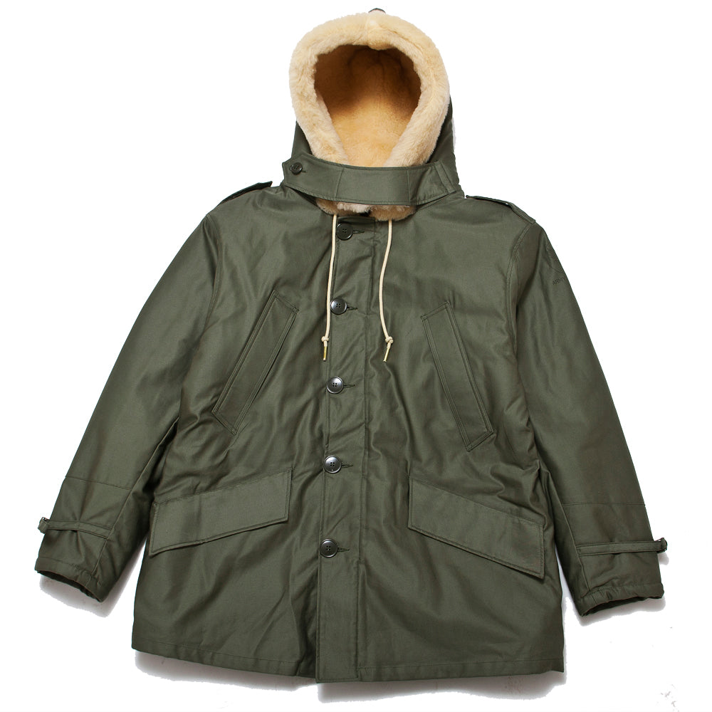 The Real McCoy's MJ19108 Type B-11 Real McCoy Mfg. Co. Olive at shoplostfound, front