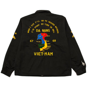 The Real McCoy's MJ20009 Viet Nam Jacket / Da Nang Black shoplostfound back