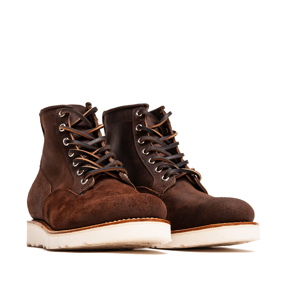 Viberg Tobacco Reverse Chamois Roughout Scout Boot at shoplostfound, 45