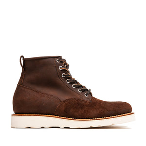 Viberg Tobacco Reverse Chamois Roughout Scout Boot at shoplostfound, side