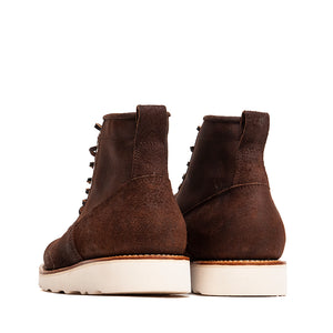 Viberg Tobacco Reverse Chamois Roughout Scout Boot at shoplostfound, back