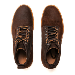 Viberg Tobacco Reverse Chamois Roughout Scout Boot at shoplostfound, top